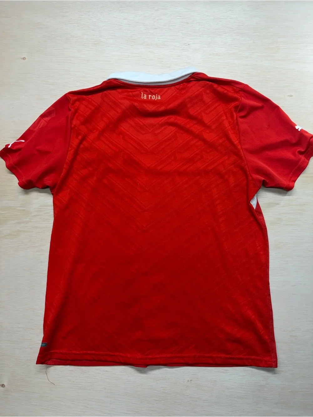 Puma Chile Home Jersey 2012-2014 Red Soccer Kit Short Sleeve Men's Size XL